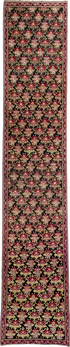 Antique Karabagh Runner Rug (3' x 19')